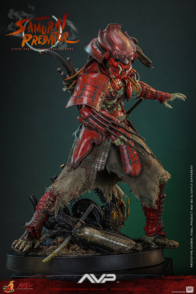 Estátua Akaoni Samurai Predator - Alien vs Predator - 1/6 Scale - Hot Toys