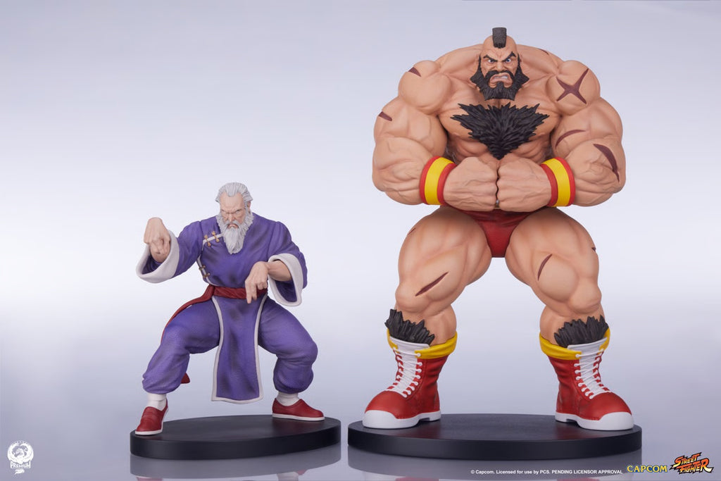 Estátua Zangief & Gen - Street Fighter - Escala 1/10 Collectible Set - PCS