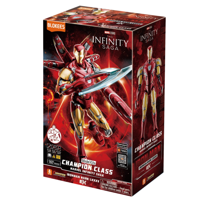 Figura Iron Man Mark LXXXV EX – Marvel Infinity Saga – Champion Class – Blokees