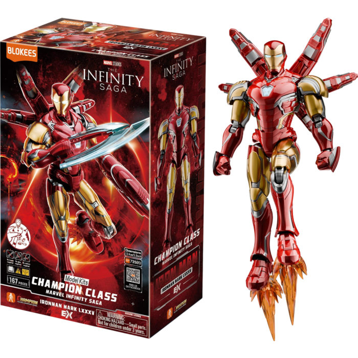 Figura Iron Man Mark LXXXV EX – Marvel Infinity Saga – Champion Class – Blokees