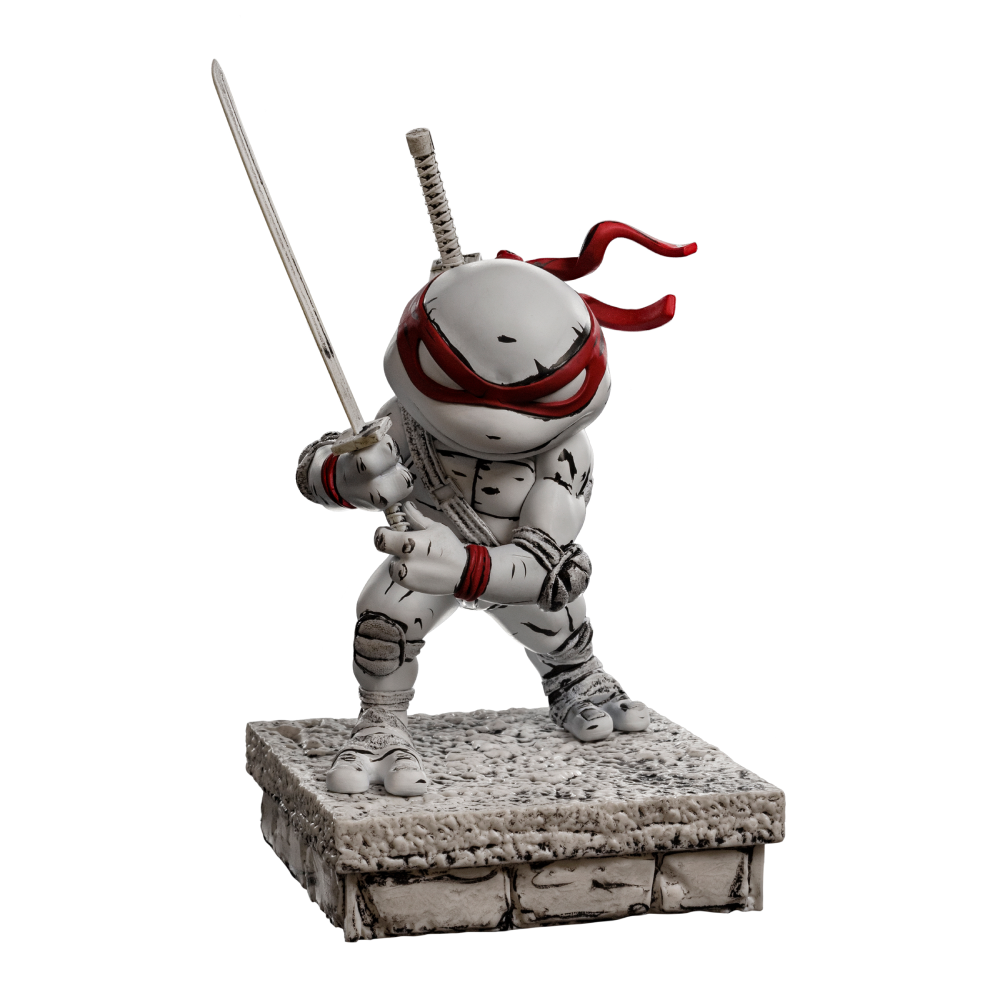 Estátua Leonardo Comics Black and White - TMNT - MiniCo - Iron Studios