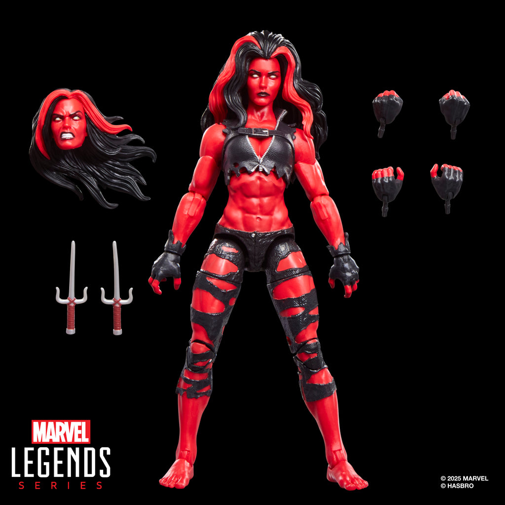 Figura Red She Hulk - Marvel Legends Green 2 - Hasbro