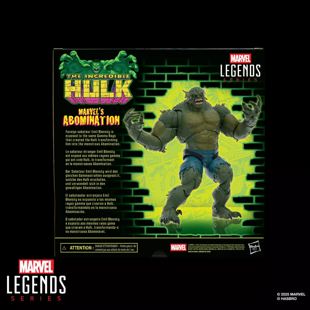 Figura Hulk Smash Abomination - Marvel Legends Smash 1 - Hasbro
