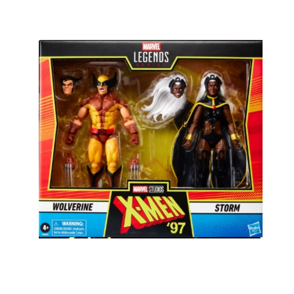 Figuras Wolverine & Storm - X-Men ‘97 - Marvel Legends Series - Hasbro