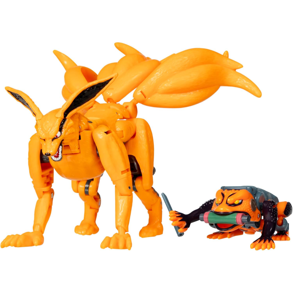 Figura Kurama e Gamakichi - Transformers Collaborative Naruto - Hasbro