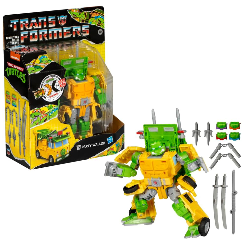 Figura TMNT Party Wallop - Transformers - Hasbro