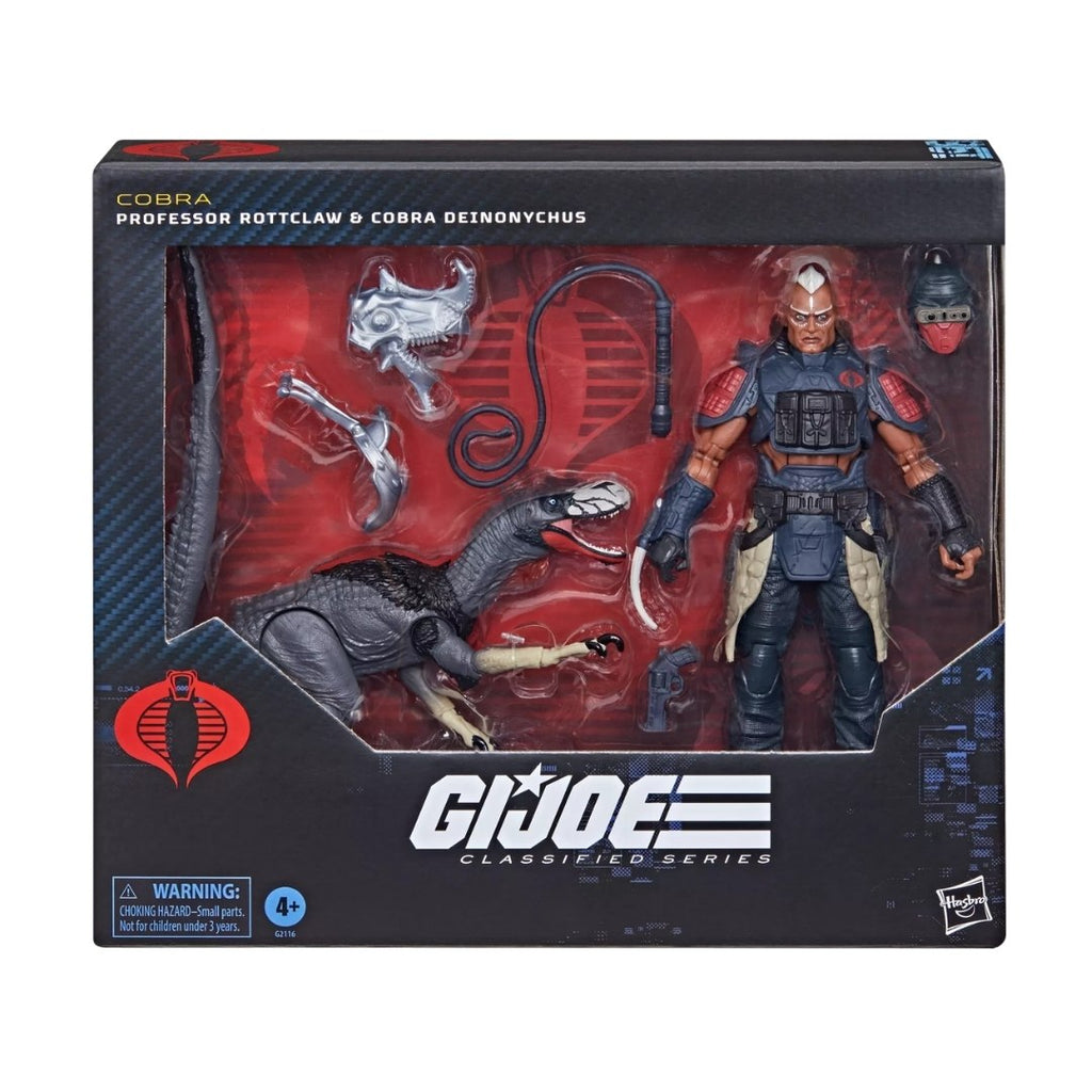 Figura Professor Rotclaw & Cobra Deinonychus – G.I. Joe – Classified Series – Hasbro