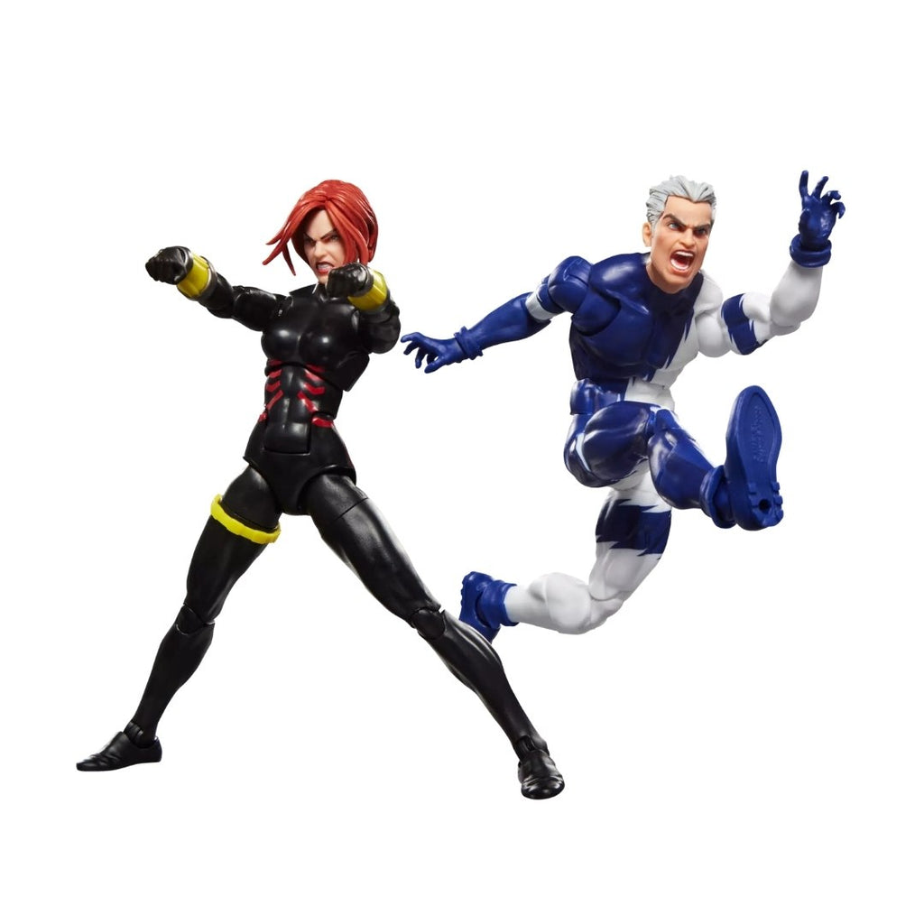 Figuras Black Widow & Quicksilver – Marvel Legends – Hasbro