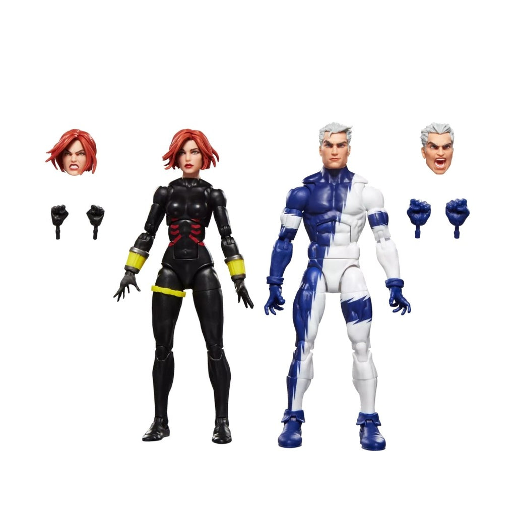 Figuras Black Widow & Quicksilver – Marvel Legends – Hasbro