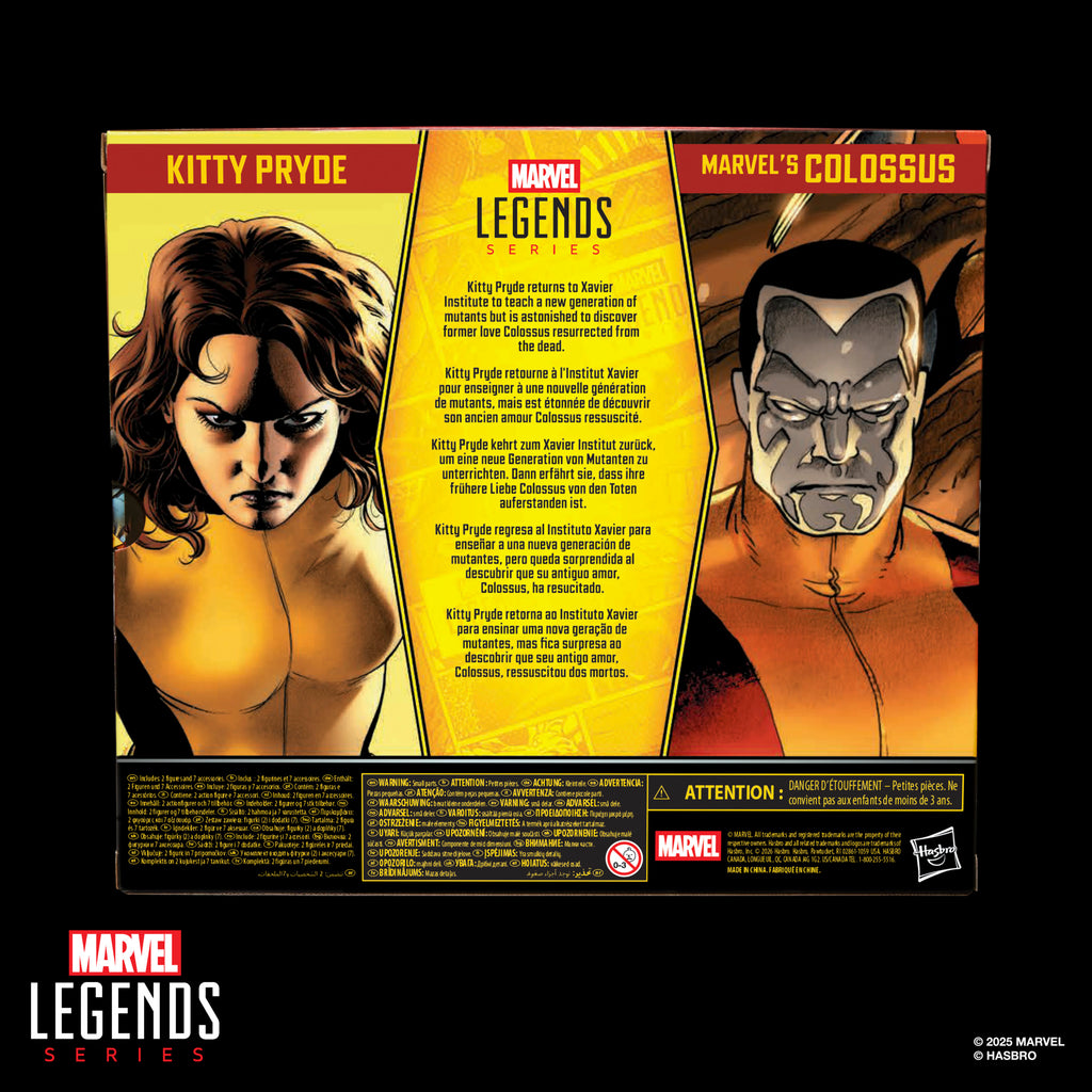 Figuras Kitty Pryde & Colossus – Marvel Legends – Hasbro
