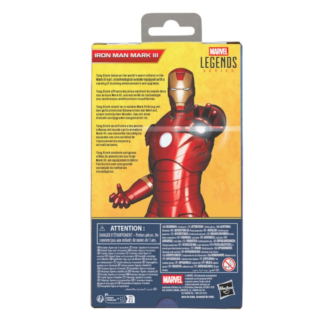 Figura Iron Man Mark III – Marvel Legends – Hasbro