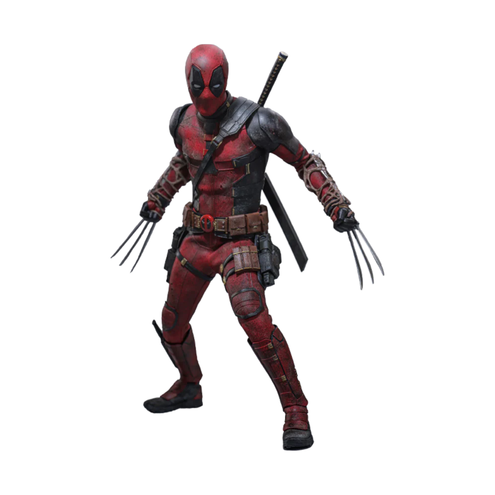 Figura Deadpool (Battling Version) - Deadpool & Wolverine - 1/6 Scale - Hot Toys