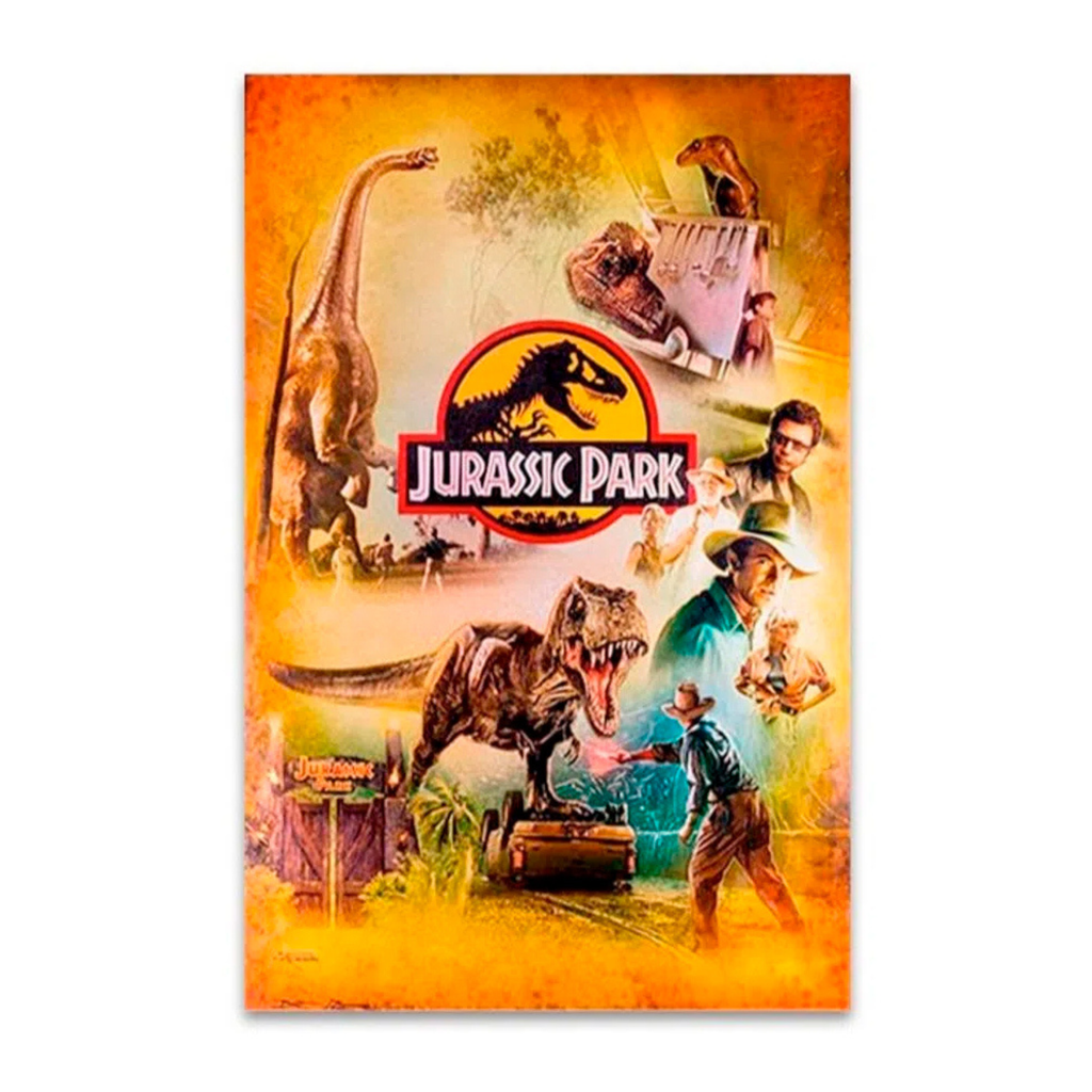 Canvas Welcome to Jurassic Park (Sem Moldura) - Assinado por Brian Rood - Iron Fine Art