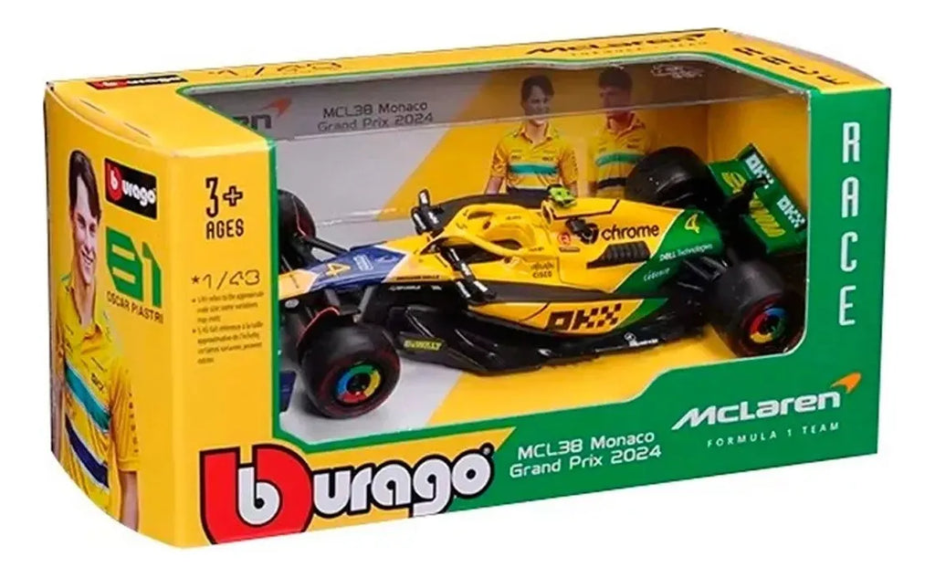 F-1 MCLAREN RACING MCL38 2024 NORRIS 4 - 1/43 - Burago