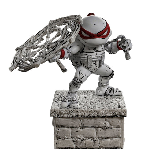 Estátua Michelangelo Comics Black and White - TMNT - MiniCo - Iron Studios