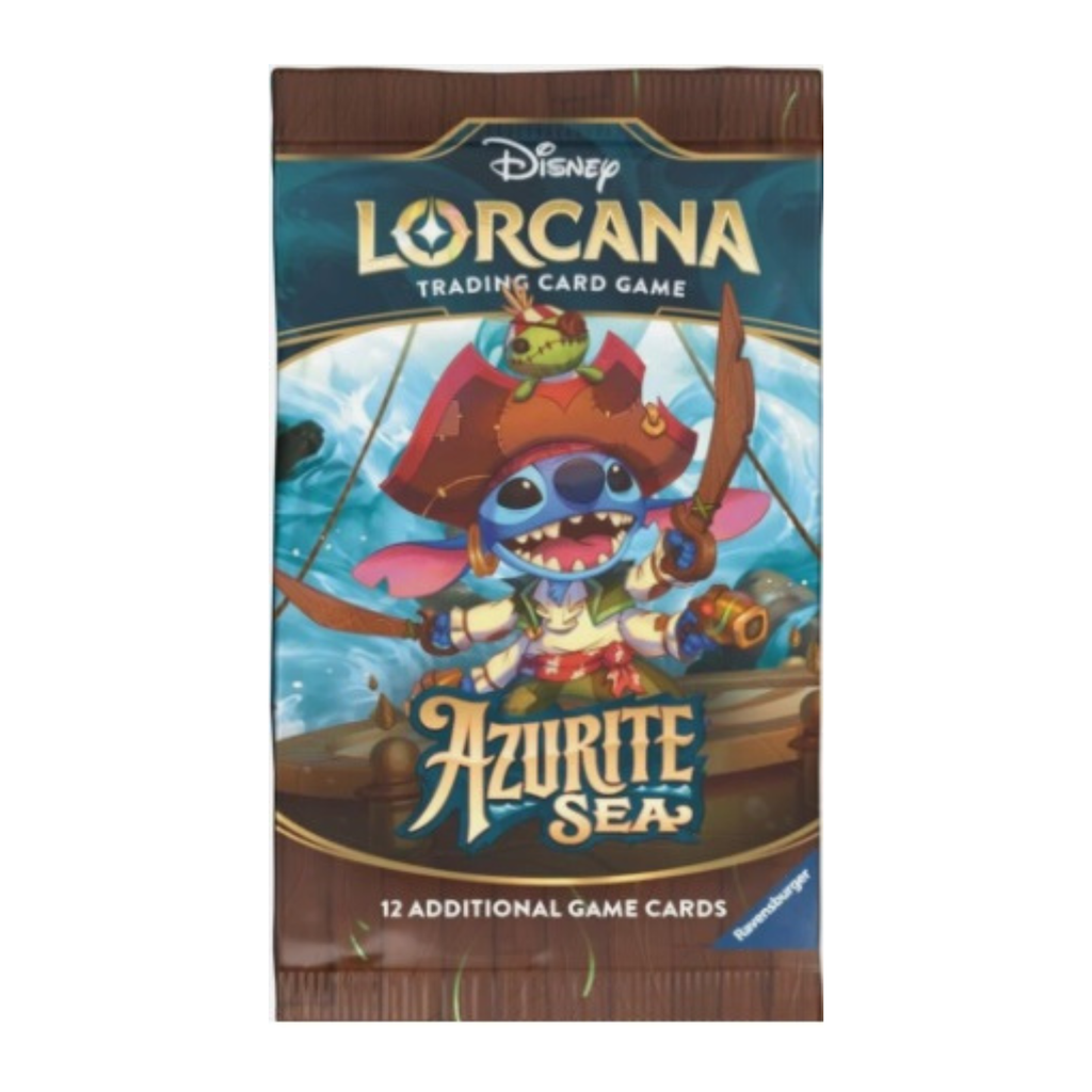 Disney Lorcana: Azurite Sea - Booster unitário- Inglês - Galapagos