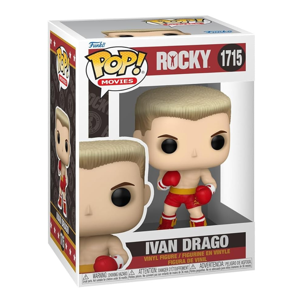 ESTÁTUA IVAN DRAGO 1715 - ROCKY S1 - POP! - FUNKO