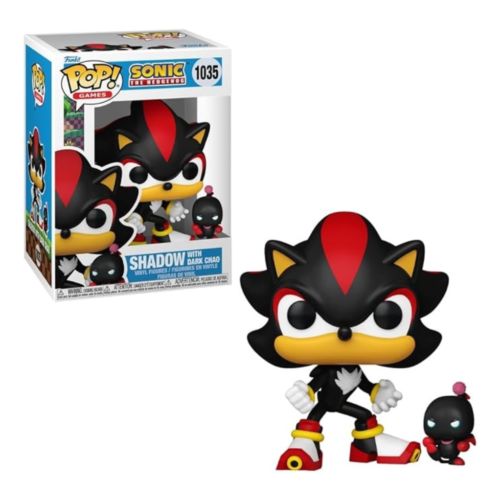 ESTÁTUA SHADOW E DARK CHAO 1035 - SONIC THE HEDGEHOG - POP! - FUNKO