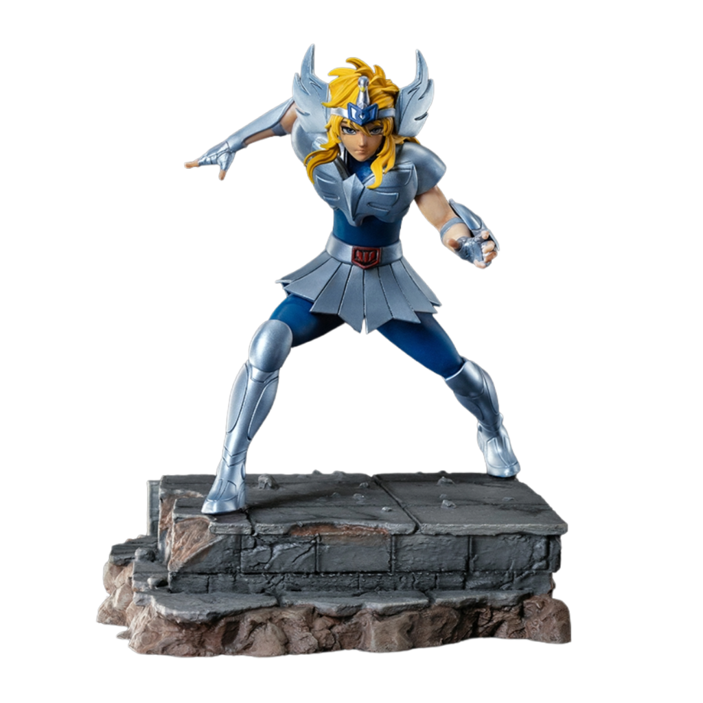 Estátua Hyoga de Cisne - Os Cavaleiros do Zodíaco - Art Scale 1/10 - Iron Studios