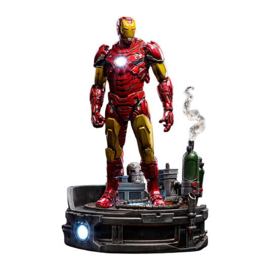 Estátua Iron Man Unleashed Deluxe - Marvel Comics - Art Scale 1/10 - Iron Studios
