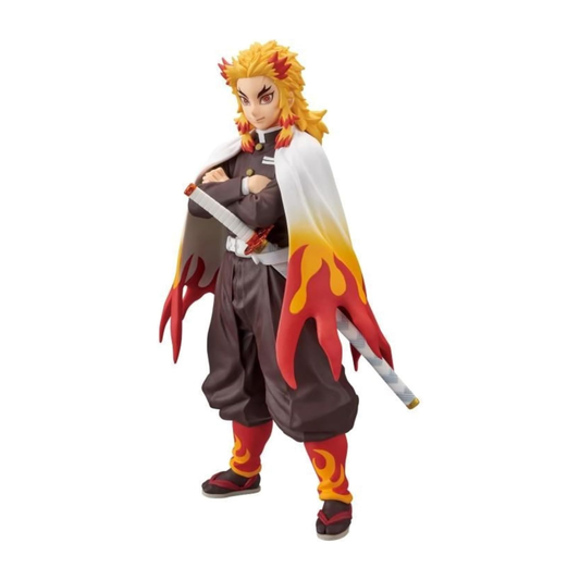 Estátua Kyojuro Rengoku – Demon Slayer: Kimetsu no Yaiba – Figure EX – Banpresto