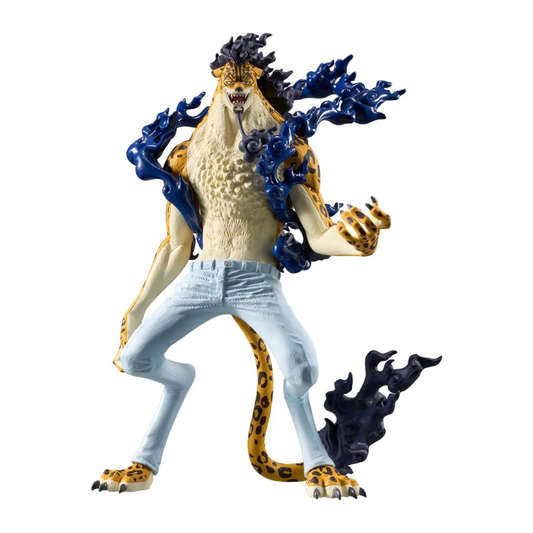 Estátua Rob Lucci (Awakening Ver.) – One Piece – King of Artist – Banpresto