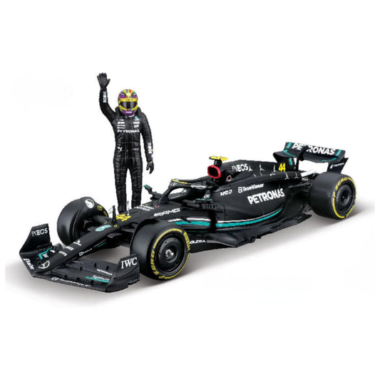 F-1 2023 MERCEDES W14 44 HAMILTON COM BONECO - 1/24 - Burago