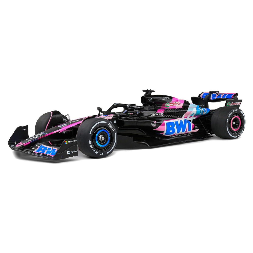 F1 ALPINE BWT TEAM A524 2024 GASLY 10 COM PILOTO - 1/43 - Burago