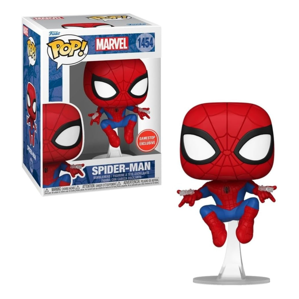 Homem-Aranha e Disparando Teia 1454 - Marvel - Funko Pop