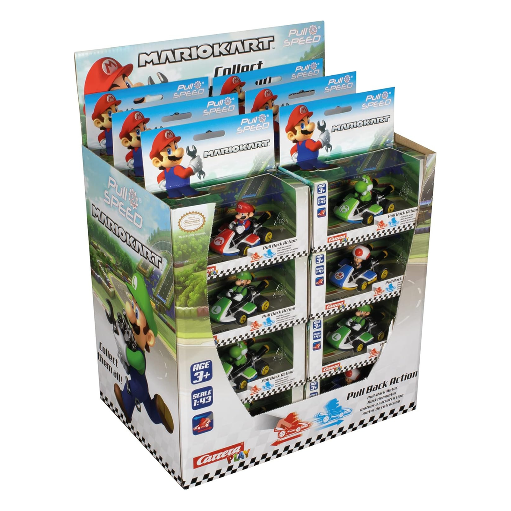 Veículo Mario Kart P&S Nintendo Fricção - 1/43 - Burago